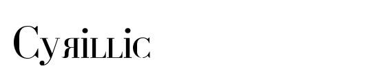 Cyrillic