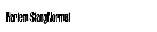 Harlem-SlangNormal