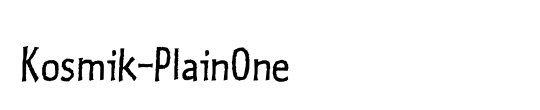 Kosmik-PlainOne