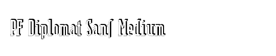 PF Diplomat Sans Medium