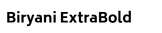 Biryani ExtraBold