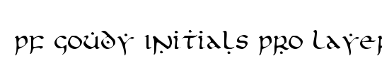 PF Goudy Initials Pro Layer3