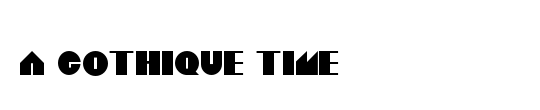 A Gothique Time 