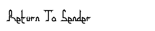 Return To Sender