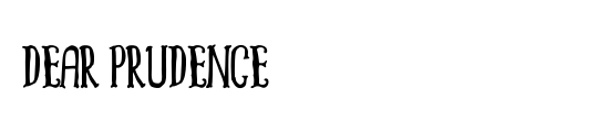 Dear Prudence
