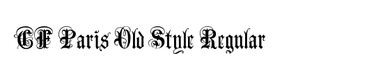 CF Paris Old Style