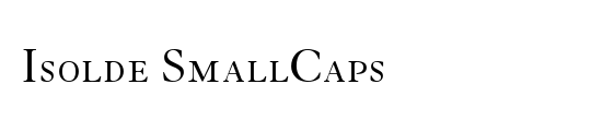 Isolde SmallCaps