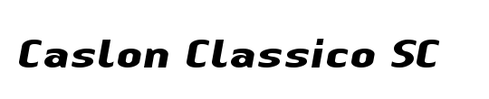 Caslon Classico SC