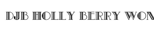 DJB Holly Berry Wonderland