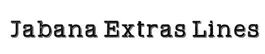 Jabana Extras Lines