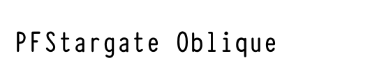 PFStargate Oblique