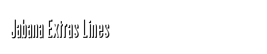 Jabana Extras Lines