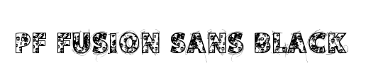 PF Fusion Sans Black