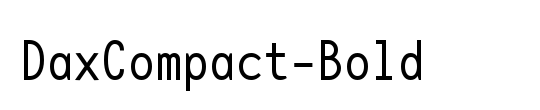 DaxCompact-Bold