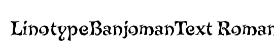 LTBanjoman Text Roman