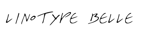 LinotypeBelle