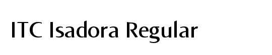Isadora Regular