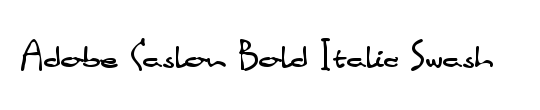 ACaslon SwashBoldItalic