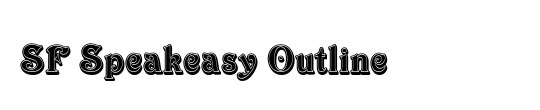 SF Speakeasy Outline
