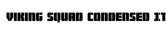 Viking Squad Condensed Italic