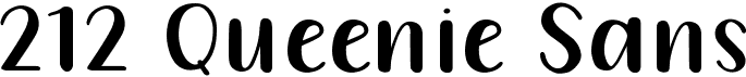 212 Queenie Sans
