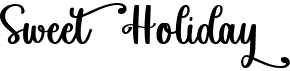 Sweet Holiday