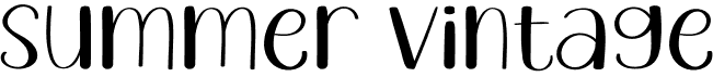 Summer Vintage