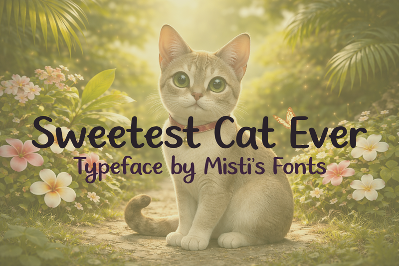 Sweetest Cat Ever illustration