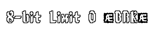 8-bit Limit (BRK)