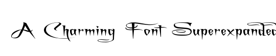 A Charming Font