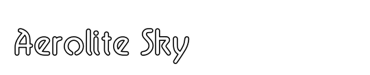 Aerolite Sky Italic