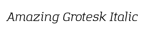 Amazing Grotesk