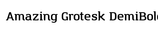 Amazing Grotesk