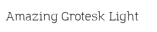 Amazing Grotesk