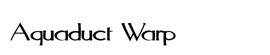 Warp Thruster Expanded Italic