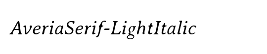 AureliaEF-LightItalic