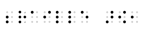 Braille Outline