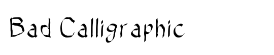 Gunther Calligraphic