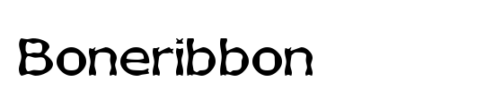Boneribbon Bold