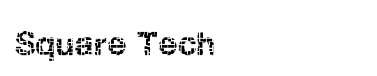 Tech Font