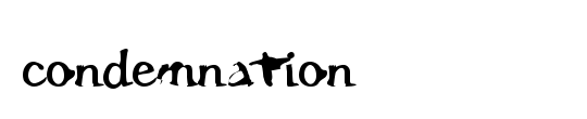 Condemnation