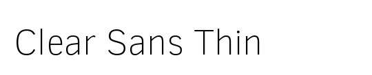 Uni Sans Thin Italic