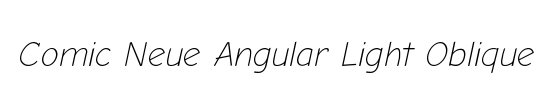 Comic Neue Angular