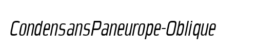 CondensansPaneurope-Medium