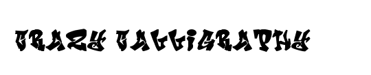Crazy Calligraphy