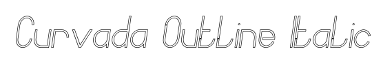 Italic Outline Art