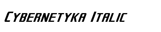 Cybernetyka Italic