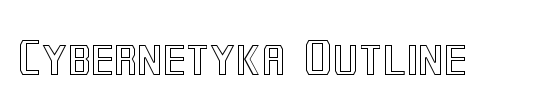 Cybernetyka Outline