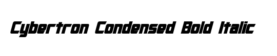 Masterdom Condensed Bold Italic