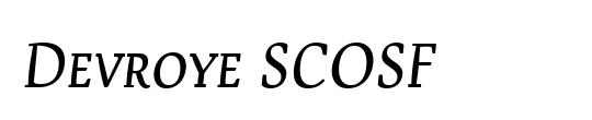 Lexicon Gothic SCOSF